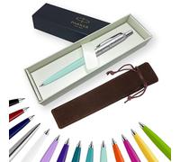 Parker Jotter Ballpoint Pen Handwriting Pens with Gift Box - Ideal for Birthdays/Anniversaries Can be Engraved! (With Engraving, Mint, Ribbon Gift Box)