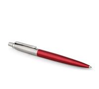 Parker Jotter Ballpoint Pen Kensington Red/Chrome Blue Ink Gift Box -