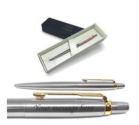 Parker Jotter Ballpoint Pen Personalised Teacher Thankyou Gifts Blue Refill