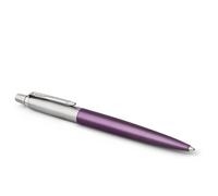 Parker Jotter Ballpoint Pen Victoria Violet/Chrome Barrel Blue Ink Gift Box