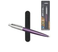 Parker Jotter Ballpoint Pen | Victoria Violet | Medium Point Blue Ink with Velvet Case