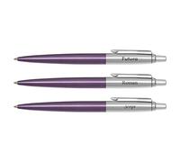 Parker Jotter Ballpoint Pen with Custom Engraving (Victoria Violet Chrome Trim)