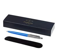 PARKER -"Jotter ballpoint pen with Velvet Pouch in gift box - black ink (process blue)