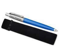 Parker Jotter Ballpoint personalised parker pen engraved In Classy Gift Bag Ideal Christmas or Birthday Gift Perfect For Men & Women Engraved Parker Pen With Laser Engraving (Blue)