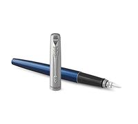 Parker Jotter Fountain Pen | Royal Blue | Medium Nib Blue Ink | Includes Gift Box
