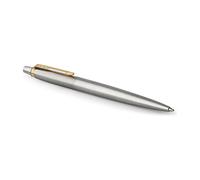 Parker Jotter Fountain Stainless Steel Ballpoint Pen Gold Trim Medium Point
