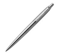 Parker Jotter Ballpoint Pen | Stainless Steel with Chrome Trim | Medium Point | Handwriting Pens & Stationery Supplies | Blue Ink | Gift Box