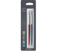 Parker Jotter London Duo Discovery Pack: Kensington Red Ballpoint & Royal Blue Gel Pen