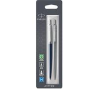 Parker Jotter London Duo Discovery Pack: Royal Blue Ballpoint & Stainless Steel Gel Pen