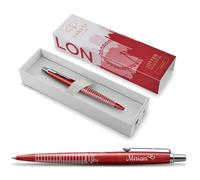 PARKER Jotter London Special Edition with Engraving, Premium Pen, Gift Box, Blue Refill, Personalised Gift, Name, Birthday (London)