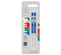 Parker Jotter Originals Gel Pen Refills | Smooth Blue Gel Ink Refills | Medium Tip (0.7mm) | 2 Count
