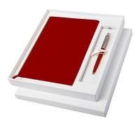PARKER - Jotter Originals Pen Gift Set - Ballpoint Pen and A5 Classic Notebook - red