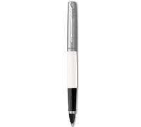 Parker Jotter Originals Rollerball Pen, Classic White Finish, Fine Point, Black Ink
