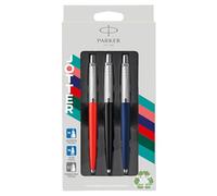 PARKER Jotter Originals Trio Pen Gift Set | Ballpoint Pen, Gel Pen & Mechanical Pencil | Made From 55% Recycled Materials* | Perfect Graduation & School Gifts