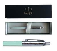 Parker Jotter Pastel Mint Green Ballpoint Blue Ink Personalised-Engraved Including Gift Box