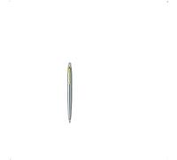 Personalised Engraved Parker Jotter Steel/ Silver &Gold Ballpoint Pen -Black ink