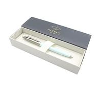 Parker Jotter Stainless Steel Ballpoint Pen | Artic Blue Pastel Finish | Blue Ink | Gift Boxed