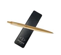 Parker Jotter XL Ballpoint Pen | Matte Gold Finish | Medium Point with Blue Ink | Original Gift Box + Compact Case Logo | Premium Writing Pen & Gift Idea