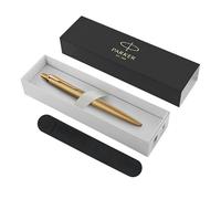 Parker Jotter XL Ballpoint Pen | Monochrome Matte Gold | Medium Point | Blue Ink | Gift Box with Velvet Case