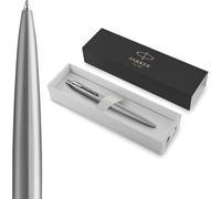 Parker Jotter XL Ballpoint Pen | Monochrome Stainless | Medium Point | Blue Ink