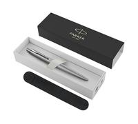 Parker Jotter XL Ballpoint Pen | Monochrome Stainless | Medium Point | Blue Ink | Gift Box with Velvet Case