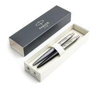 Parker Jotter XL Elegant Set | Blue Ink | Grey & Black Matte Barrel | GIft Boxed