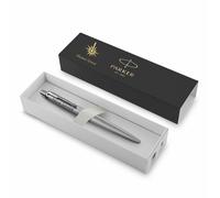 Parker Jotter XL Monochrome Premium Ink Pen Silver with Engraving Engraved