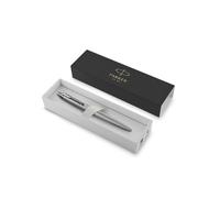 Parker Jotter XL Monochrome Premium Ink Pen Silver with Engraving Engraved