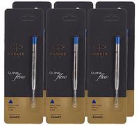 Parker Parker Ball Point Pen Refills, Fine Point 6/Pack Blue