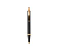 Parker Pen Parker IM Ballpoint Black/Gold Trim Medium Point Pen - Blue Ink