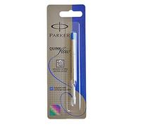 Parker Quink Ballpoint Pen Refill Medium Blue Blister Pack Of 12
