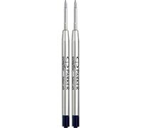 Parker Quink Flow Refill for Ball Pen Medium Line Width), 2 Minen, black, 1aa