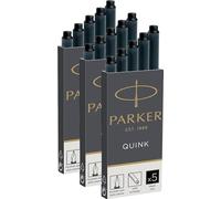 Parker Quink inktpatronen zwart, doos met 5 stuks Black ink
