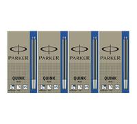 Parker Quink Ink Cartridges Blue (Pack of 20) (4 x 5)