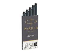 Parker Quink inktpatronen zwart, doos met 5 stuks Black ink