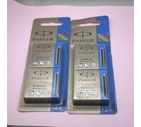 Parker Quink inktpatronen zwart, doos met 5 stuks Black ink