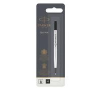 Parker Rollerball Pen Refill – Medium Point – Black QUINK Ink – 1 Count