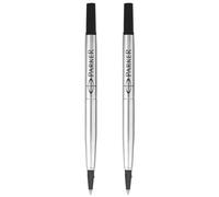 Parker Rollerball Pen Original Quink Ink Refills - 0.7mm Medium Point - Black Ink ? Pack of 2