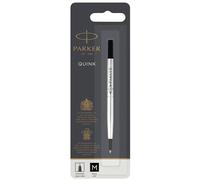 Parker Rollerball Pen Refill – Medium Point – Black QUINK Ink – 1 Count