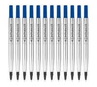 Parker Rollerball Pen Refills | Fine Point | Blue QUINK Ink | 12 Count