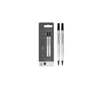 Parker Rollerball Pen Refills | Medium Point | Black QUINK Ink | 2 Count