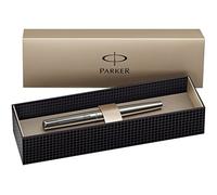 Parker S0161590 Jotter Fountain Pen, Stainless Steel with Chrome Trim, Medium Nib Gift Boxed