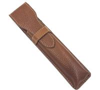 Parker Safety Razor Leather Brown Protective/Travel Case For Straight and Barber Razors - From Saddle