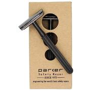 Parker Safety Razor, Model 78R 3-Piece Closed Comb Safety Razor - Graphite/Gun Metal