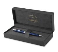 Parker Sonnet Ballpoint Pen | Blue Lacquer with Palladium Trim | Medium Point