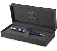 Parker Sonnet Ballpoint Pen | Blue Lacquer with Palladium Trim | Medium Point B