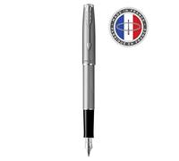 PARKER Sonnet Essentiel fountain pen, Stainless Steel, Chrome trims, Medium nib, Gift boxed