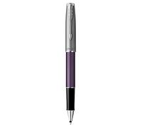 PARKER Sonnet Essentiel Rollerball, Violet, Chrome trims, Fine point black refill, Gift boxed