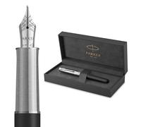 Parker Sonnet Fountain Pen | Legacy of Flight | 18k Gold Nib | Chrome Trim | Medium Nib | Gift Box