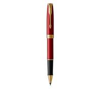 Parker Sonnet Rollerball Pen | Red Lacquer with Gold Trim | Fine Point Black Ink | Gift Box